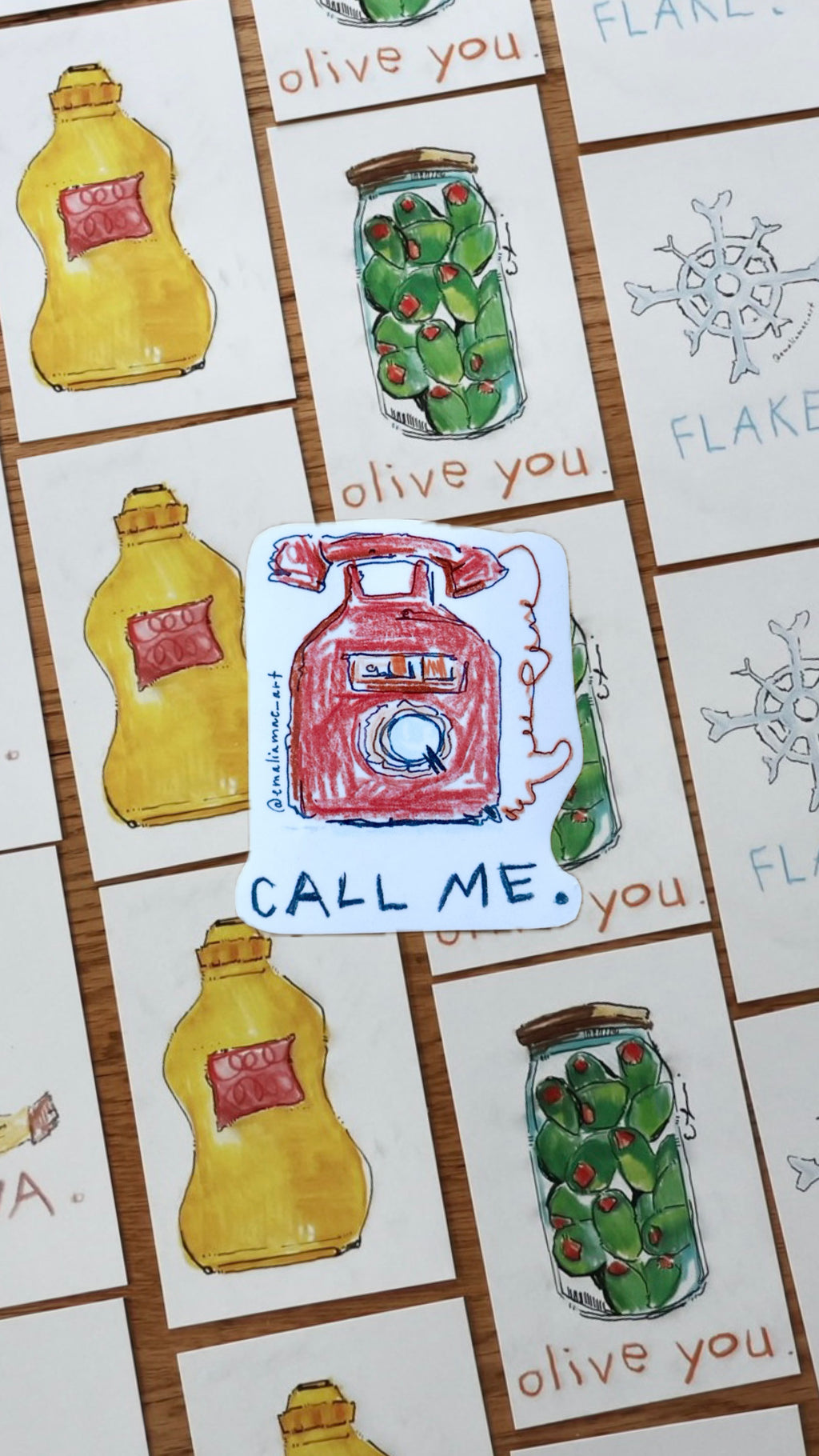 CALL ME sticker