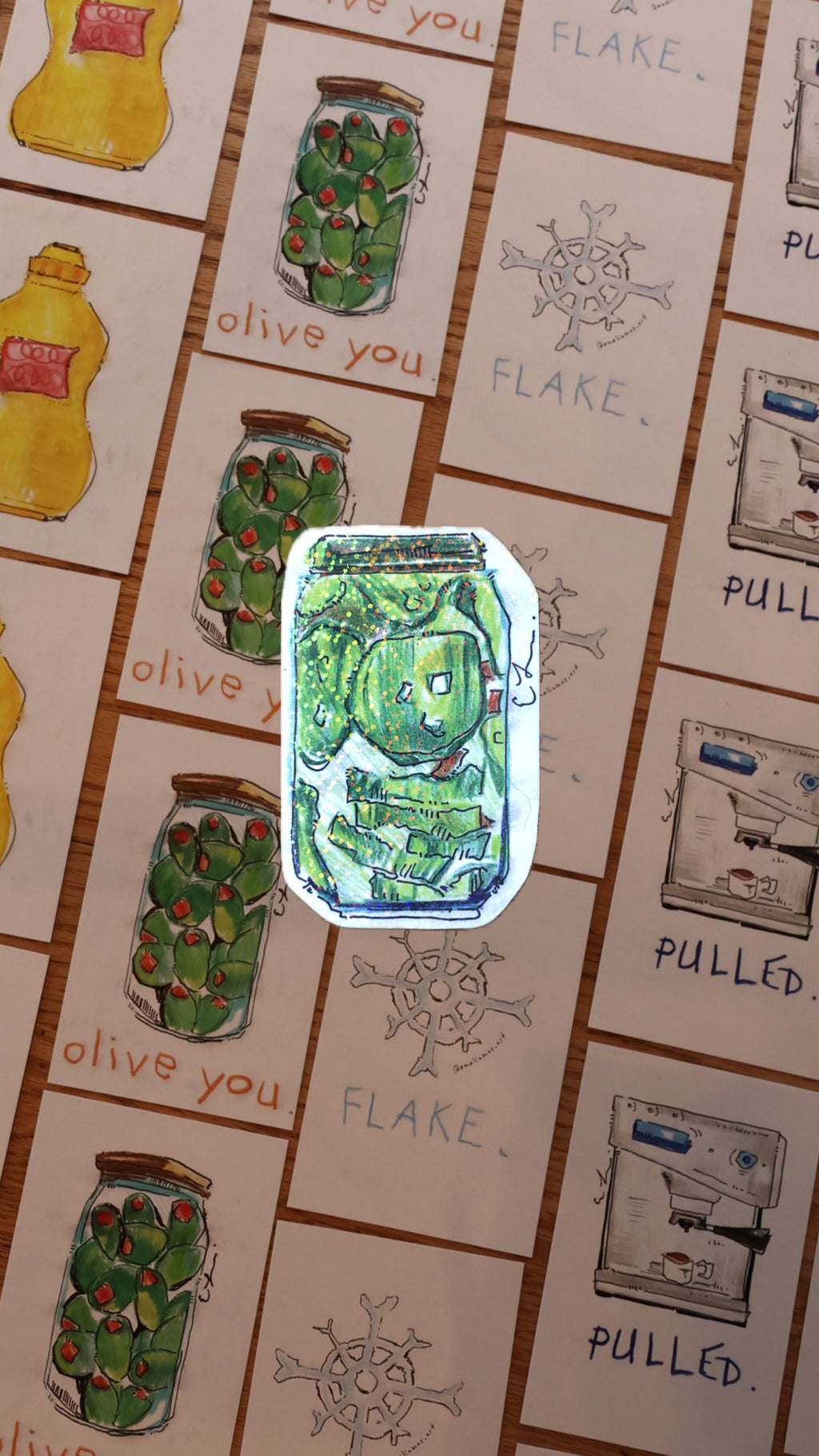 PICKLES sticker