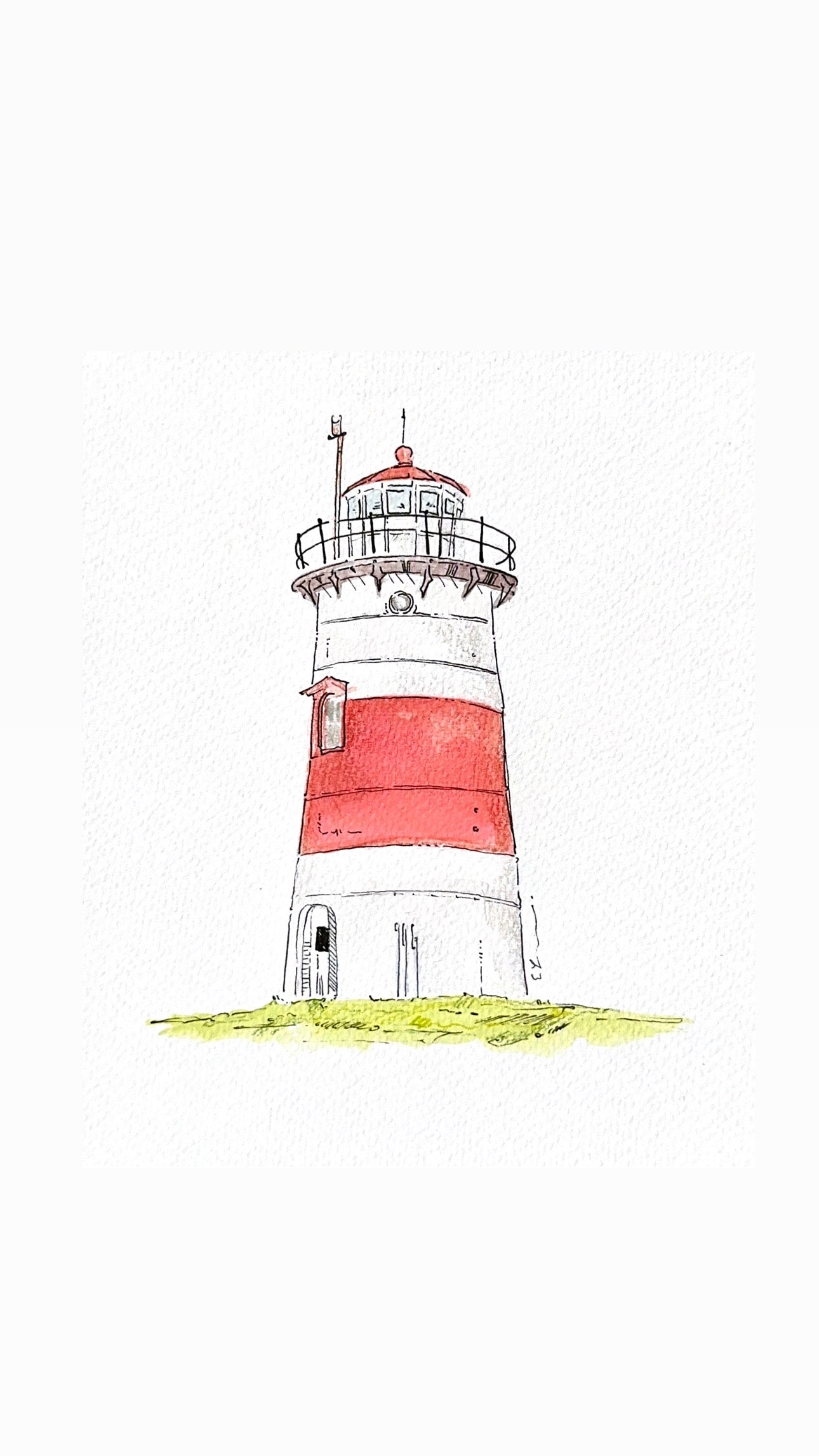 STRATFORD LIGHT HOUSE Glicee Print