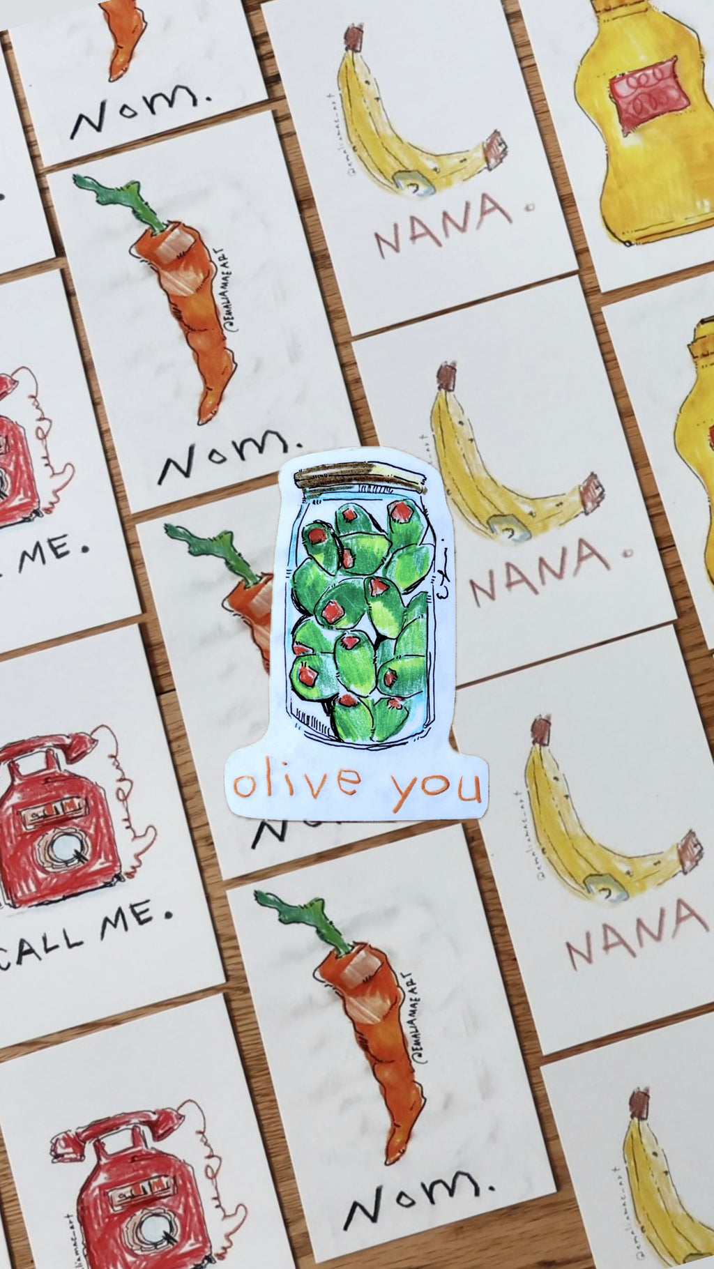 OLIVE YOU sticker