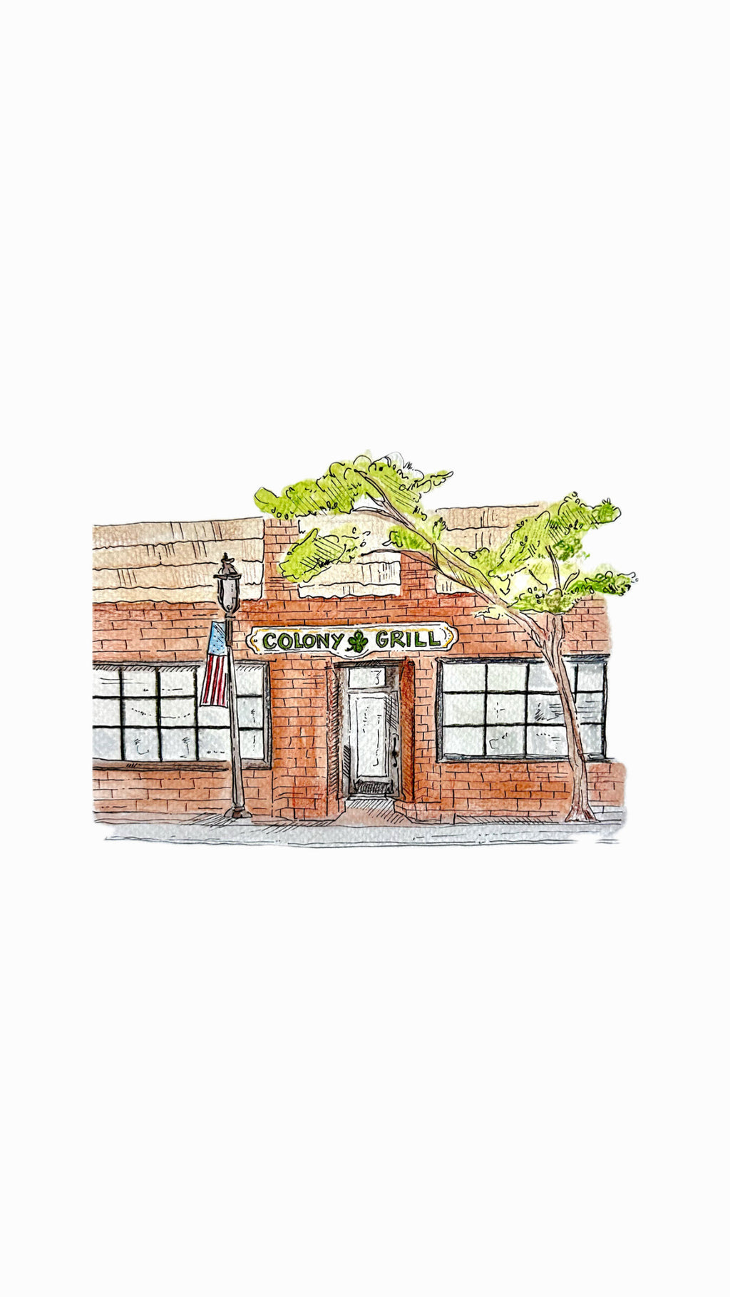 Colony Pizza Glicee Print