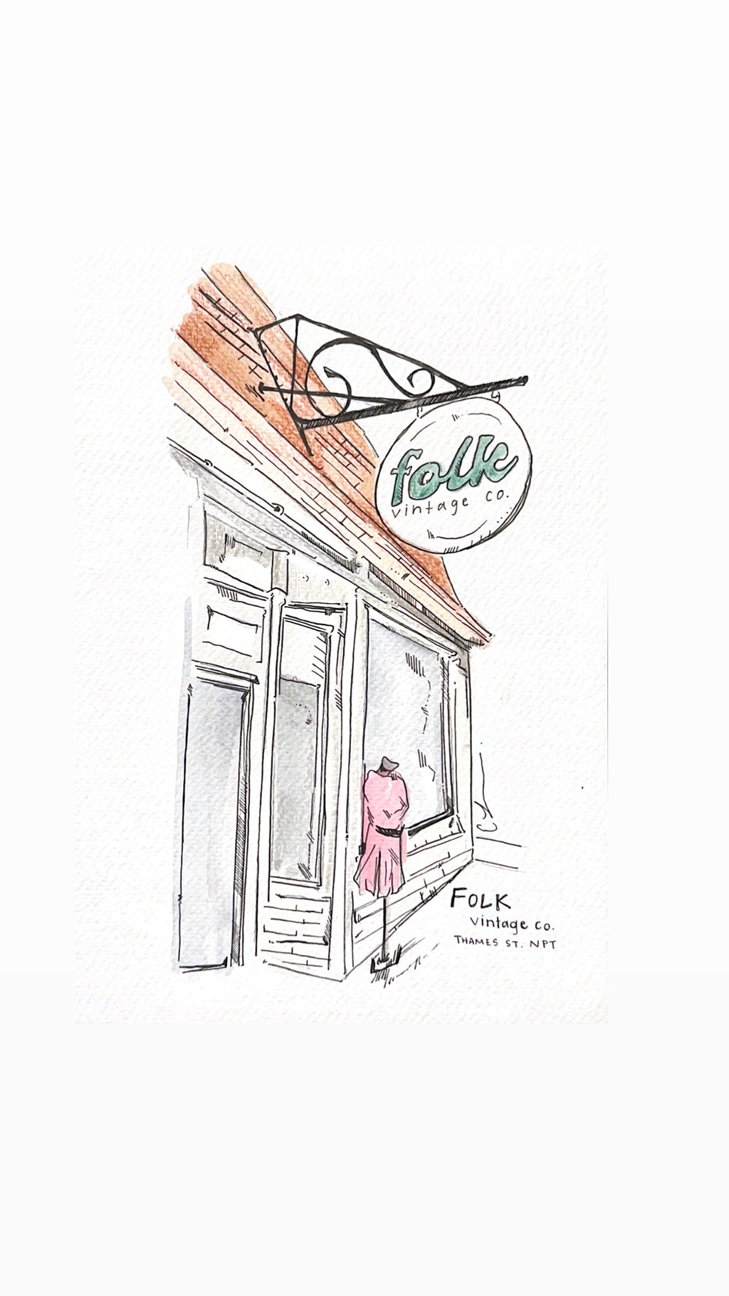 FOLK VINTAGE Glicee Print