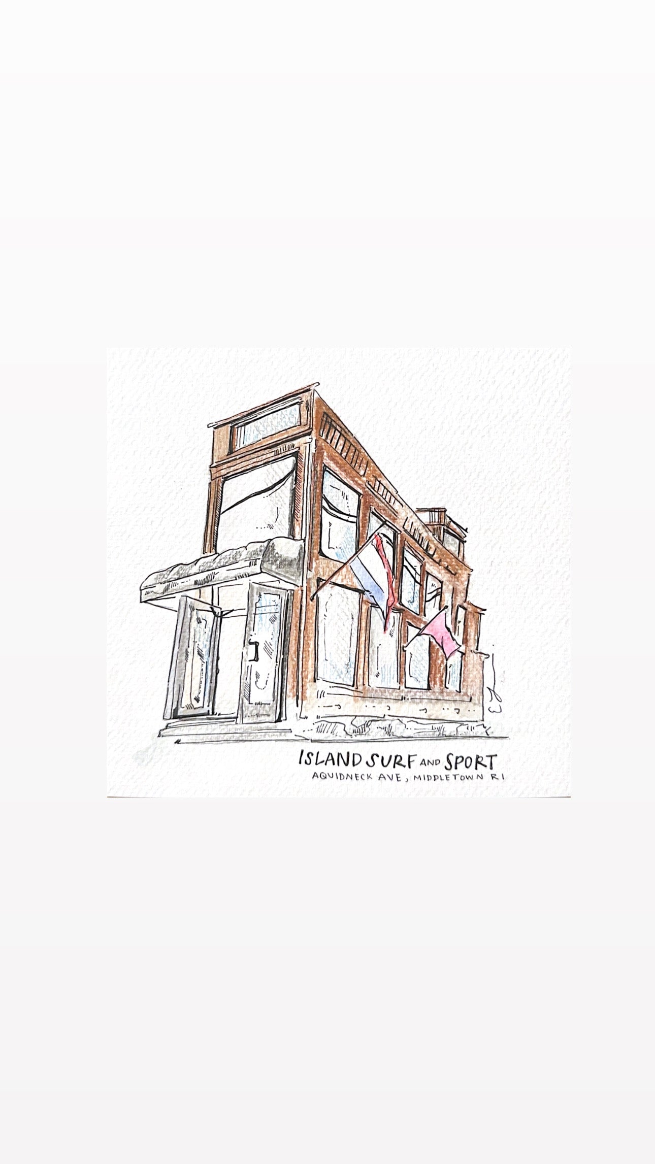 ISLAND SURF 8x10 Glicee Print