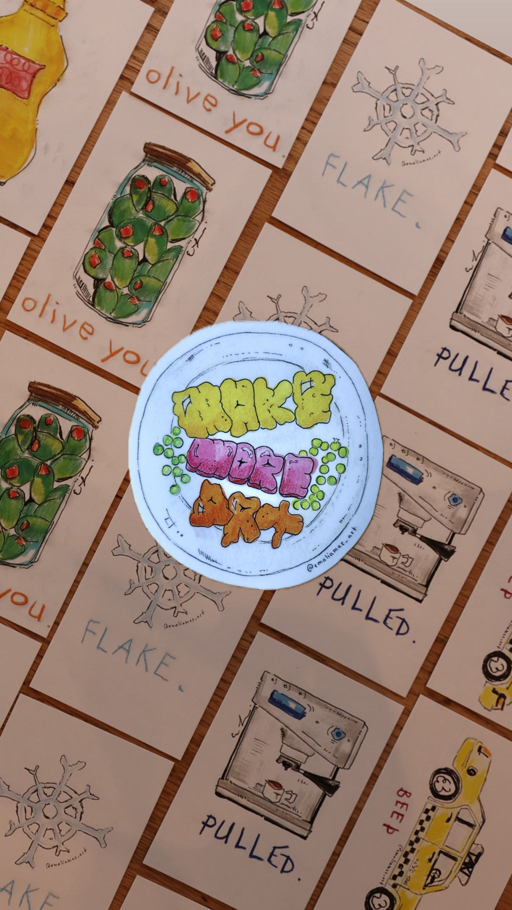 MAKE MORE ART sticker