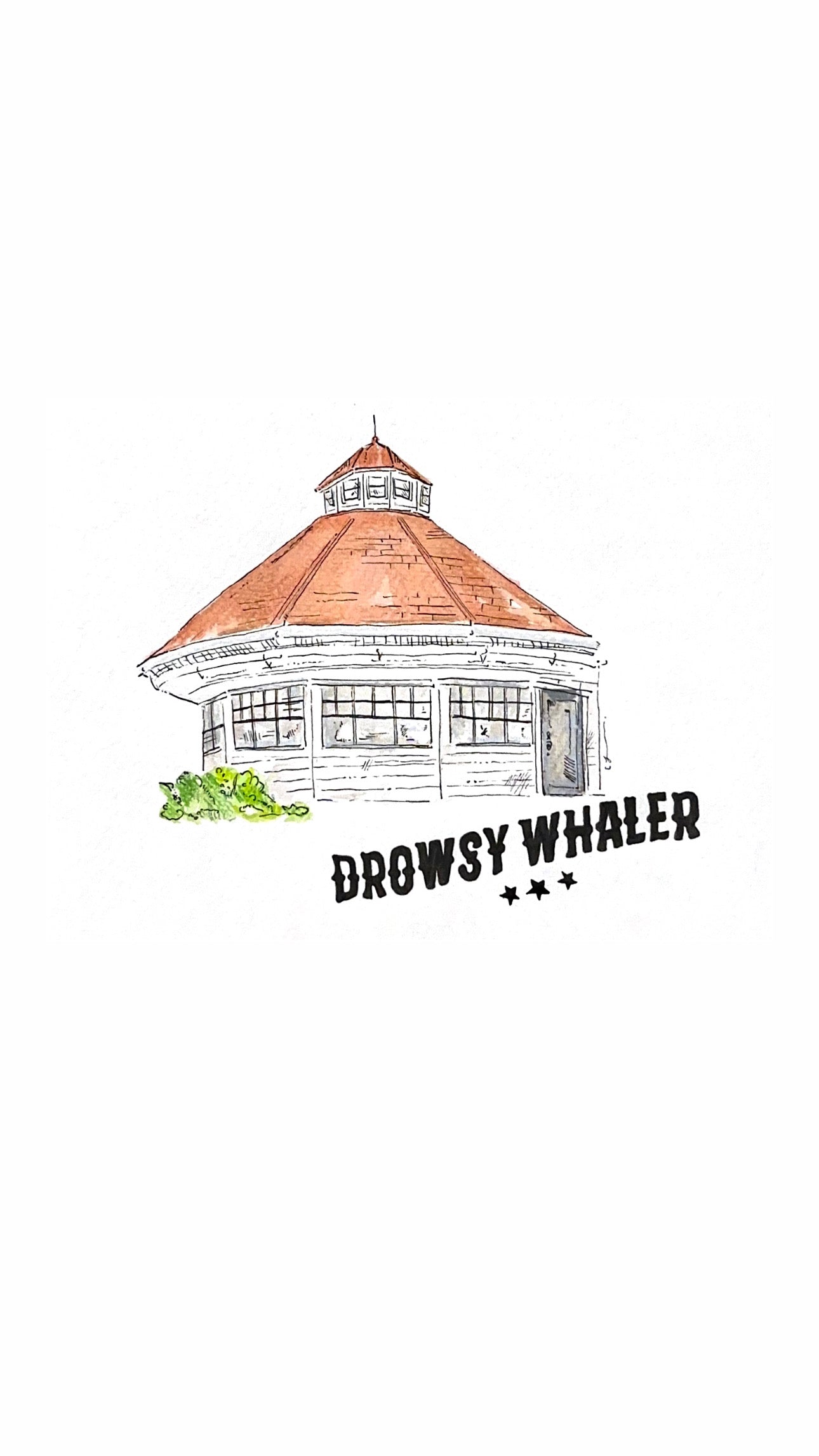 DROWSY WHALER Glicee Print