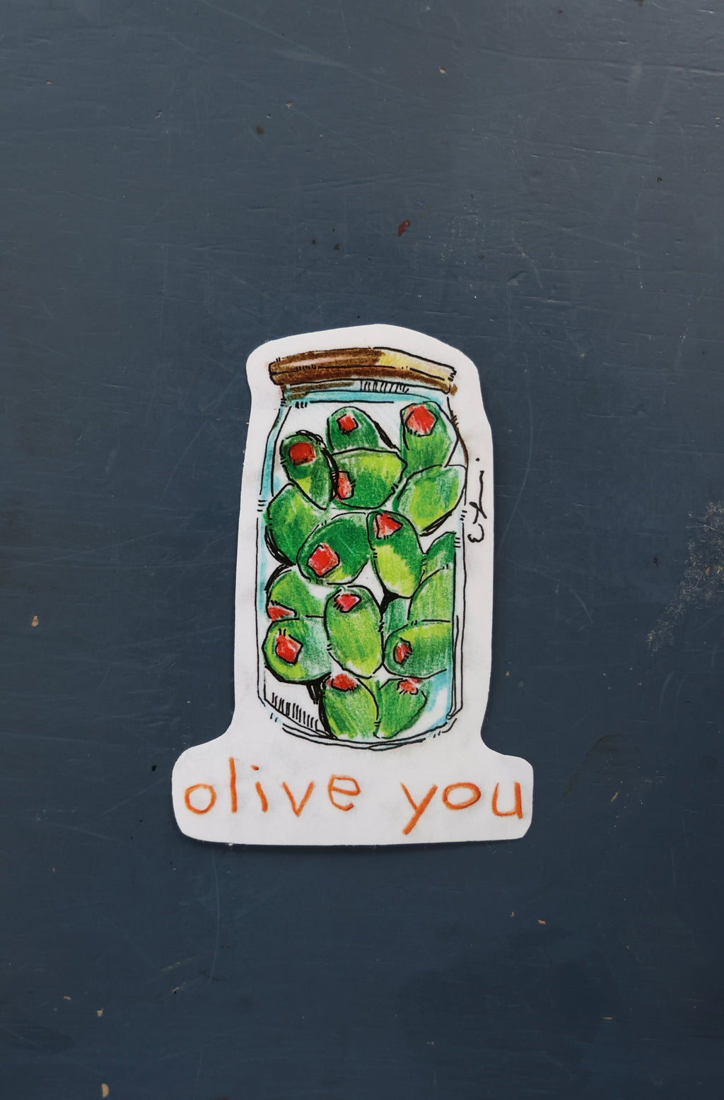 OLIVE YOU sticker
