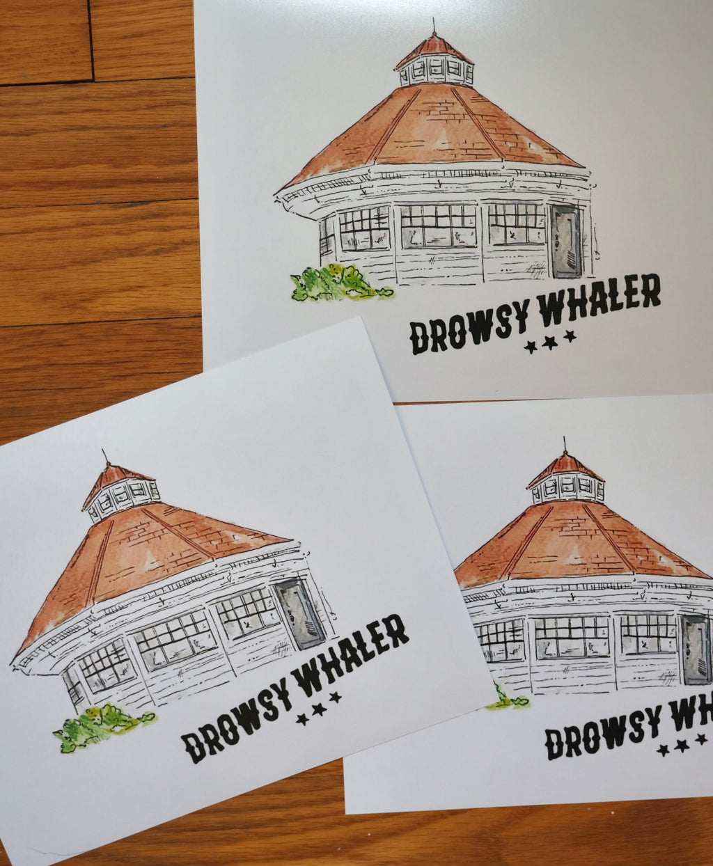 DROWSY WHALER Glicee Print