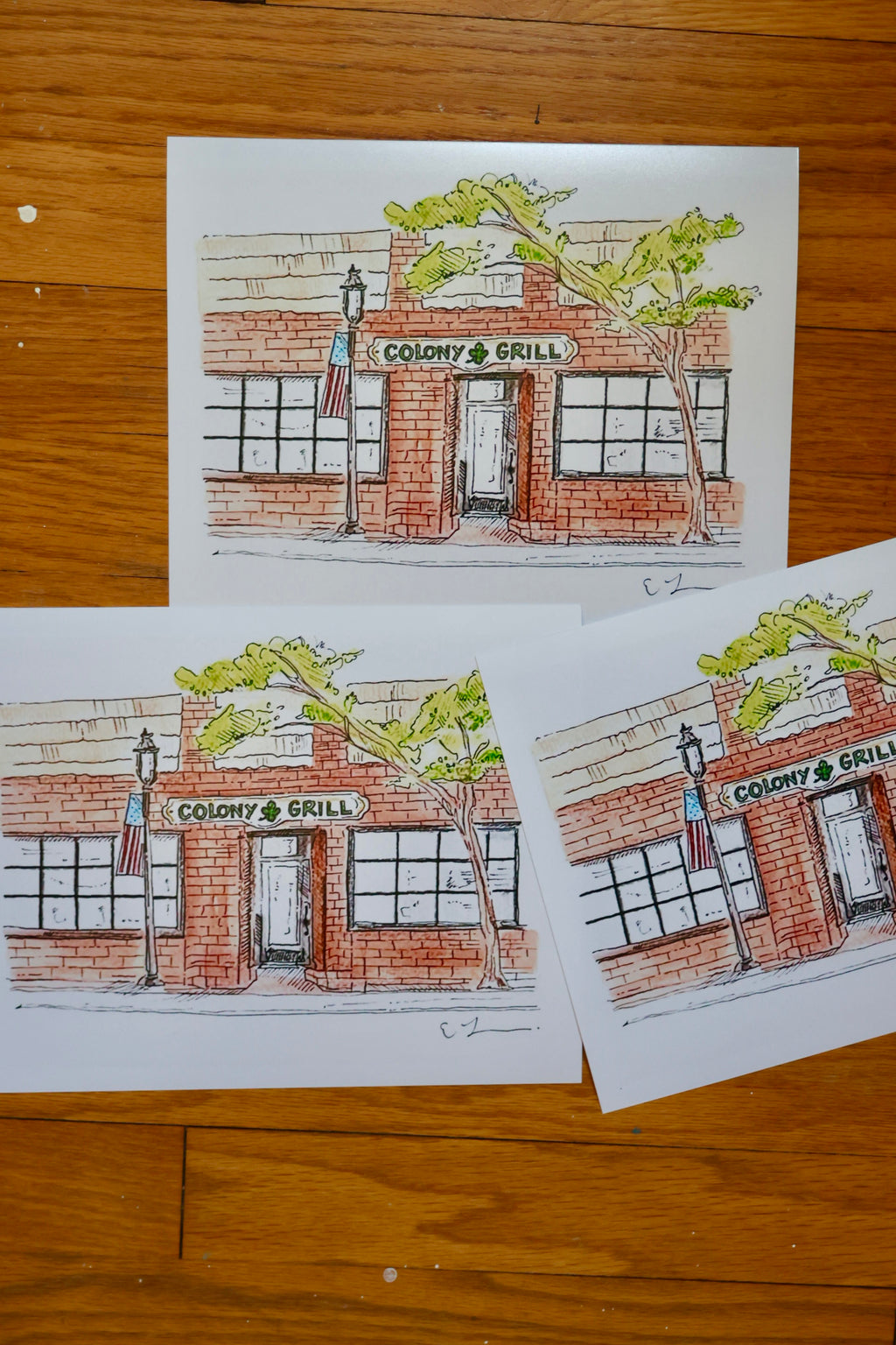 Colony Pizza Glicee Print