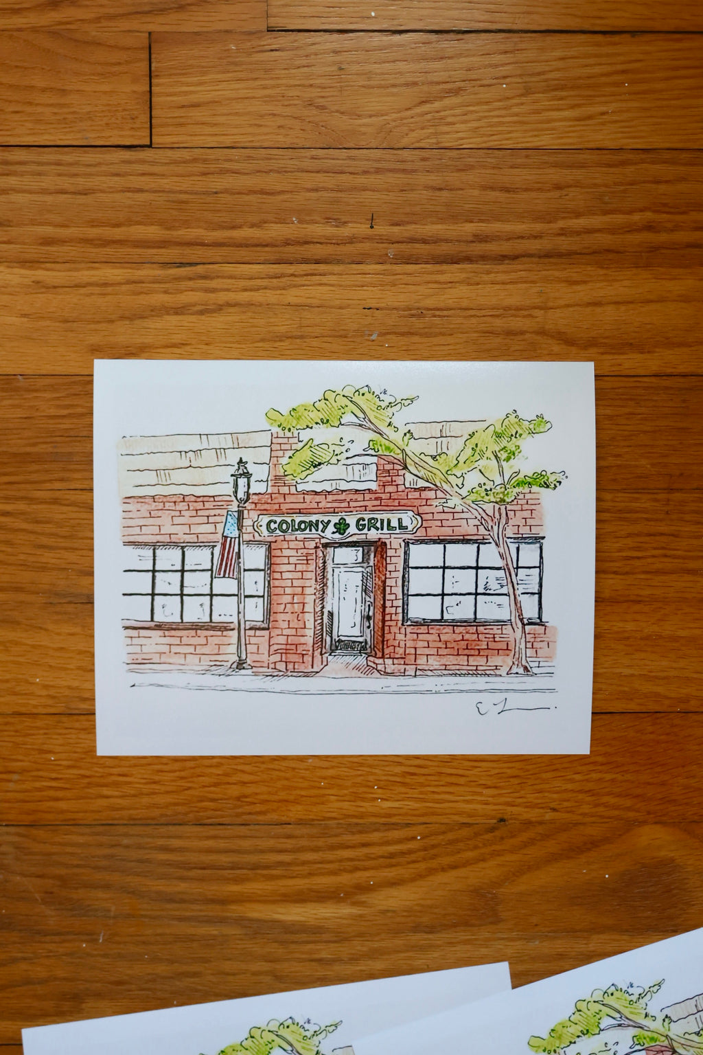 Colony Pizza Glicee Print