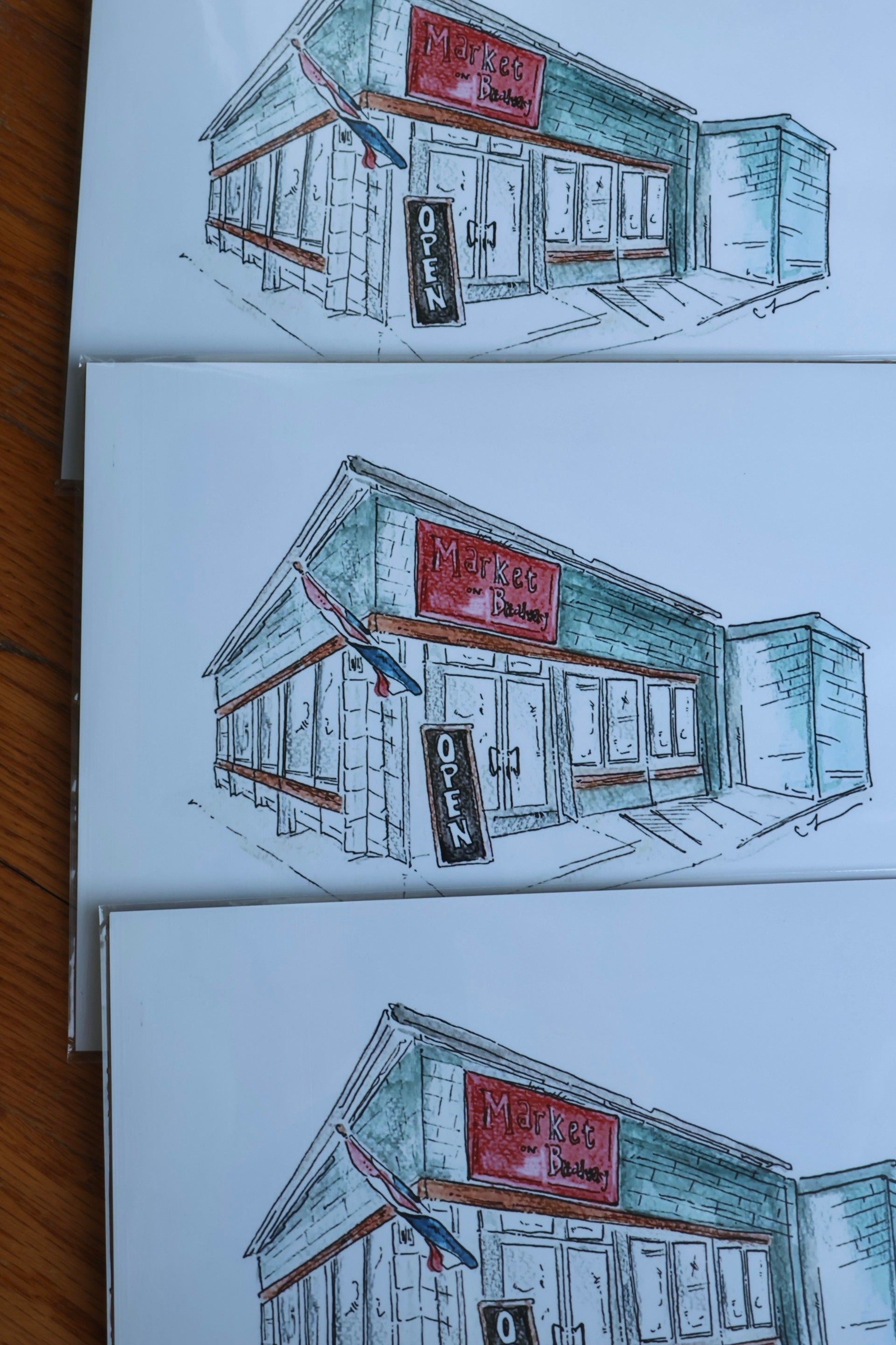 MARKET ON BROADWAY Glicee Print