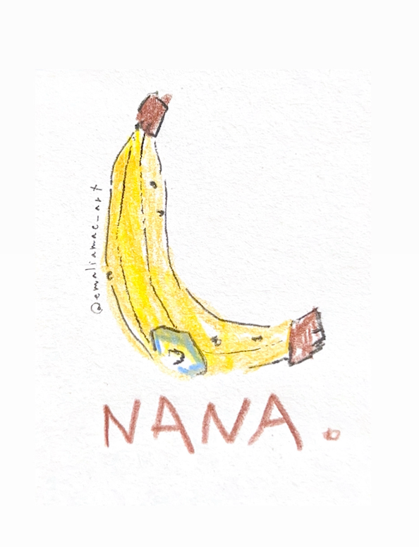 NANA postcard print