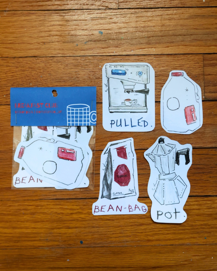 BREAKFAST CLUB sticker pack