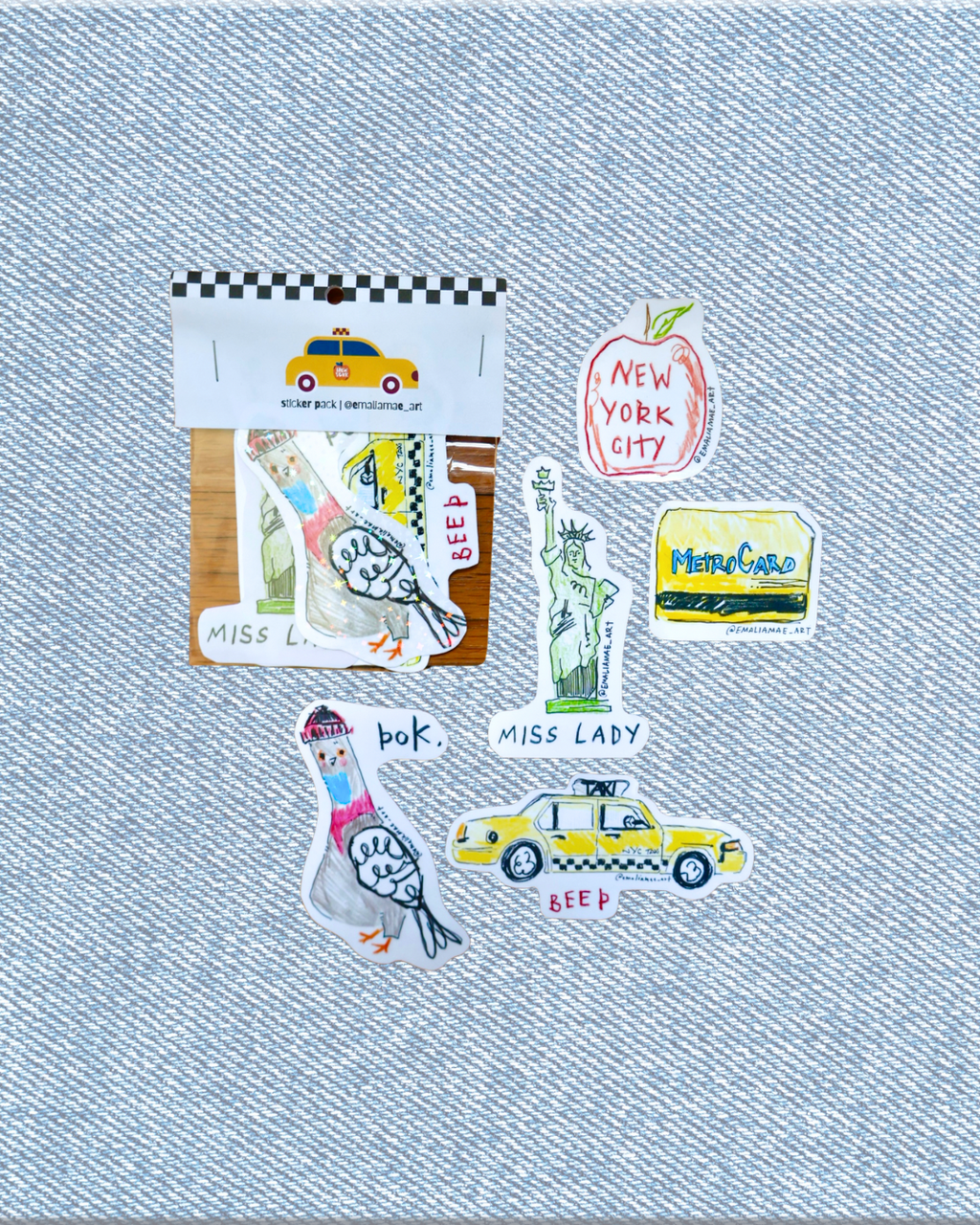 NYC sticker pack