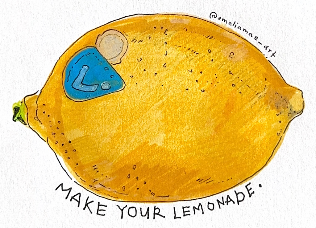 MAKE YOUR LEMONADE sticker