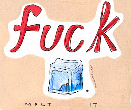 F*CK ICE sticker